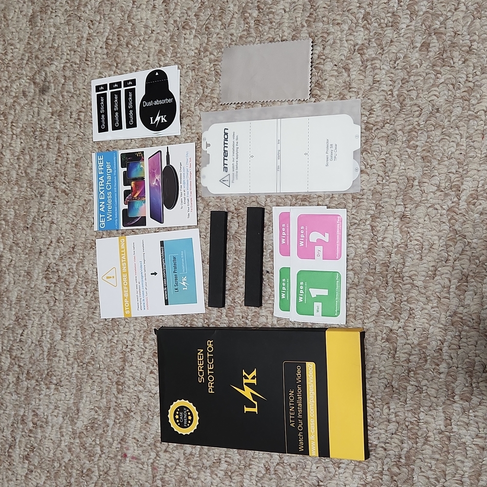 NWOT! LK Galaxy S8 Screen Protector